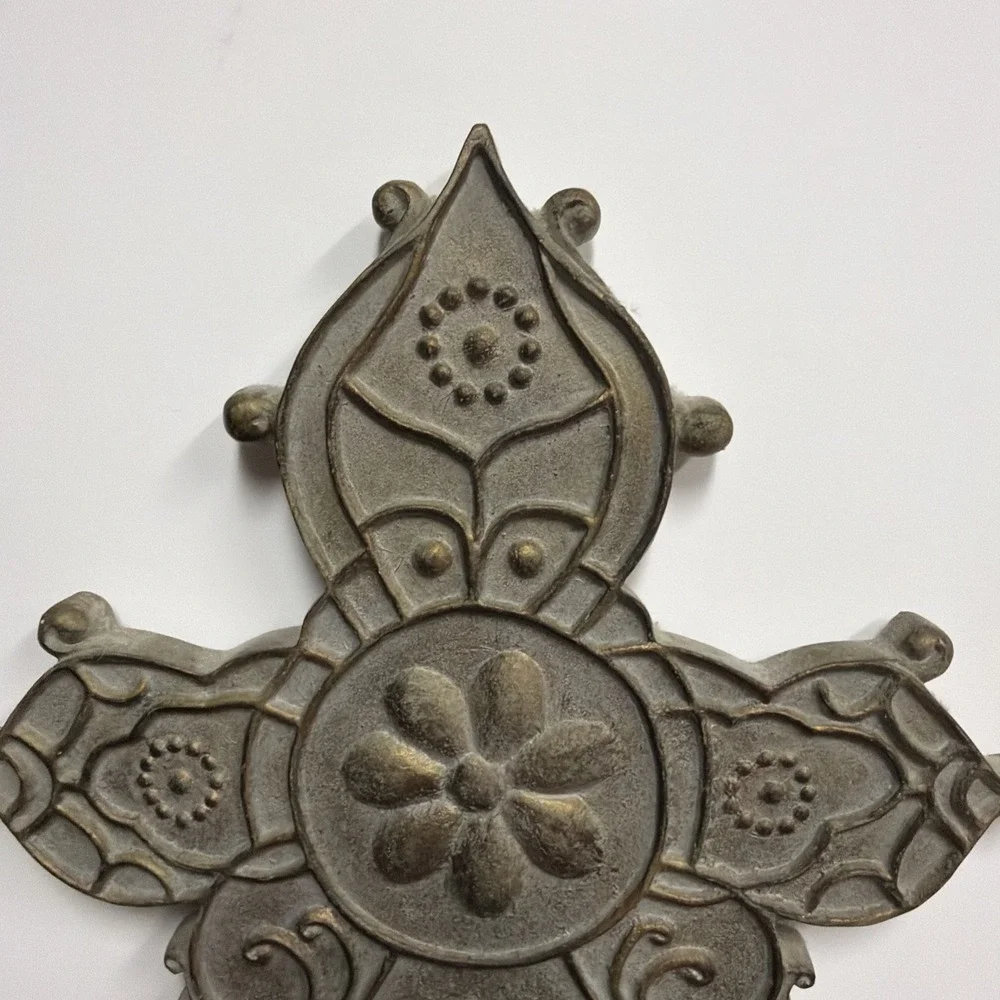 Decorative Cross Wall Hanger, composite, 13 1/2 X 8 1/2